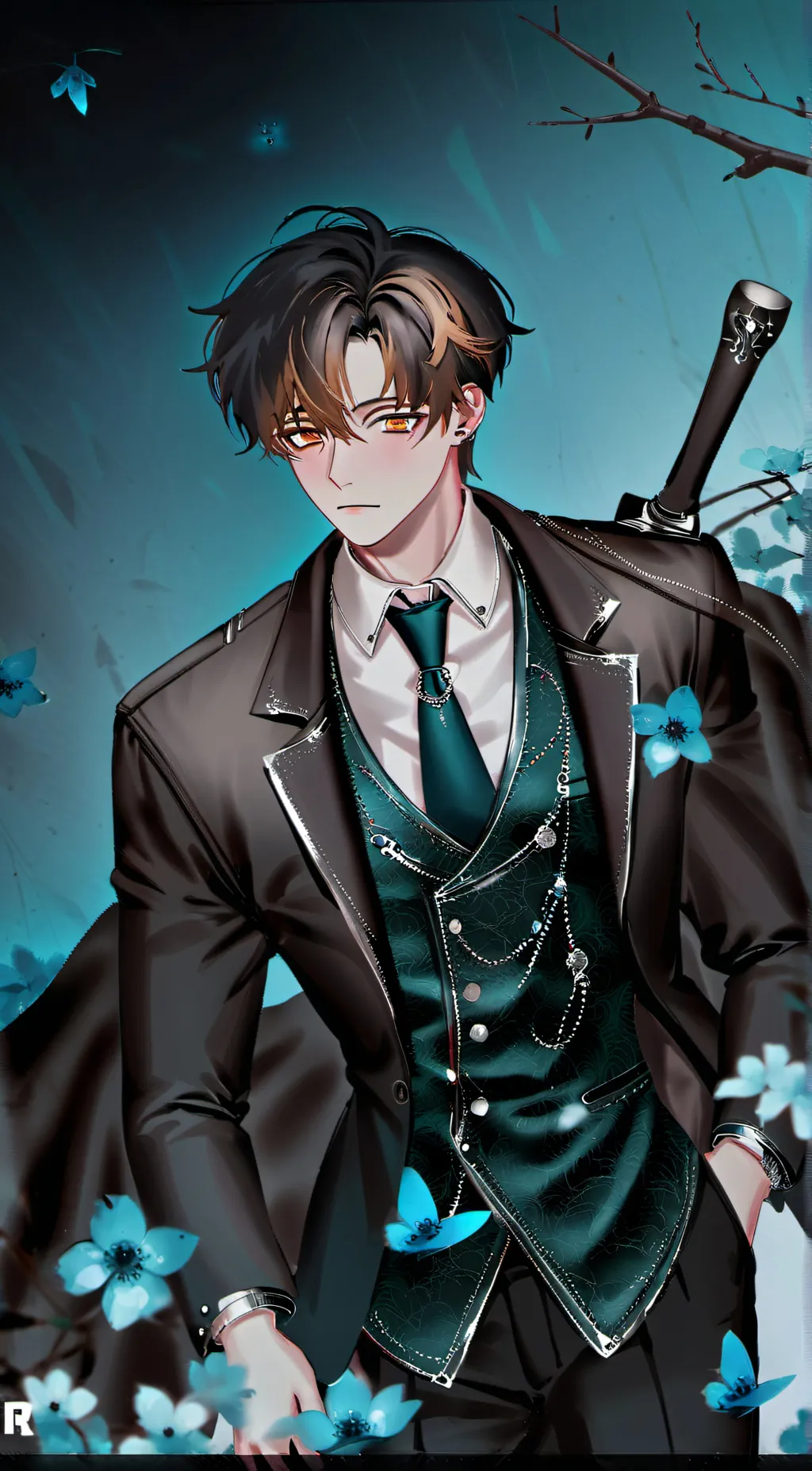 ai character: Ansell  background