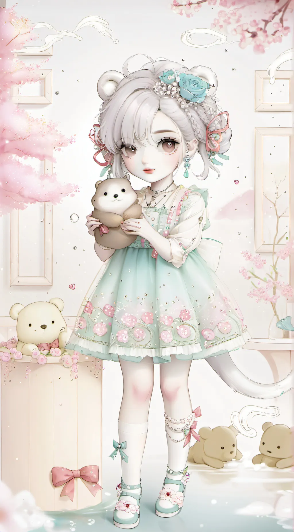 ai character: Amai  background