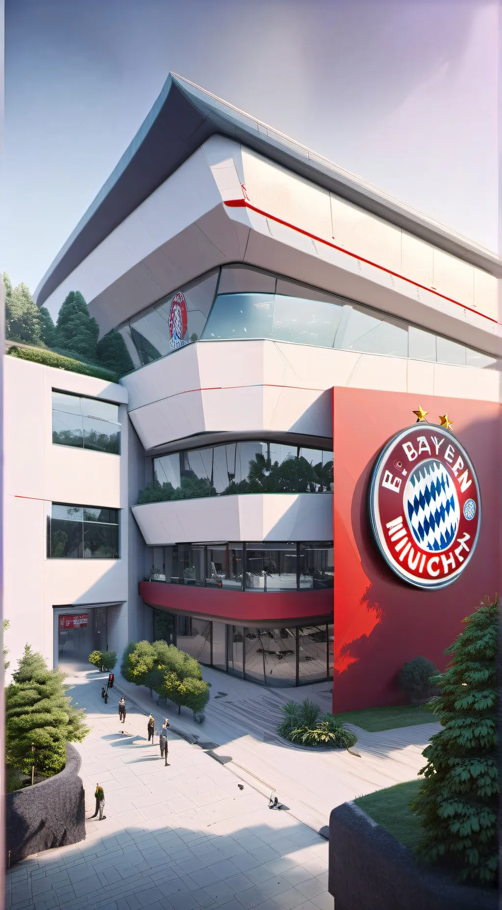 ai character: Bayern Munchen FC background