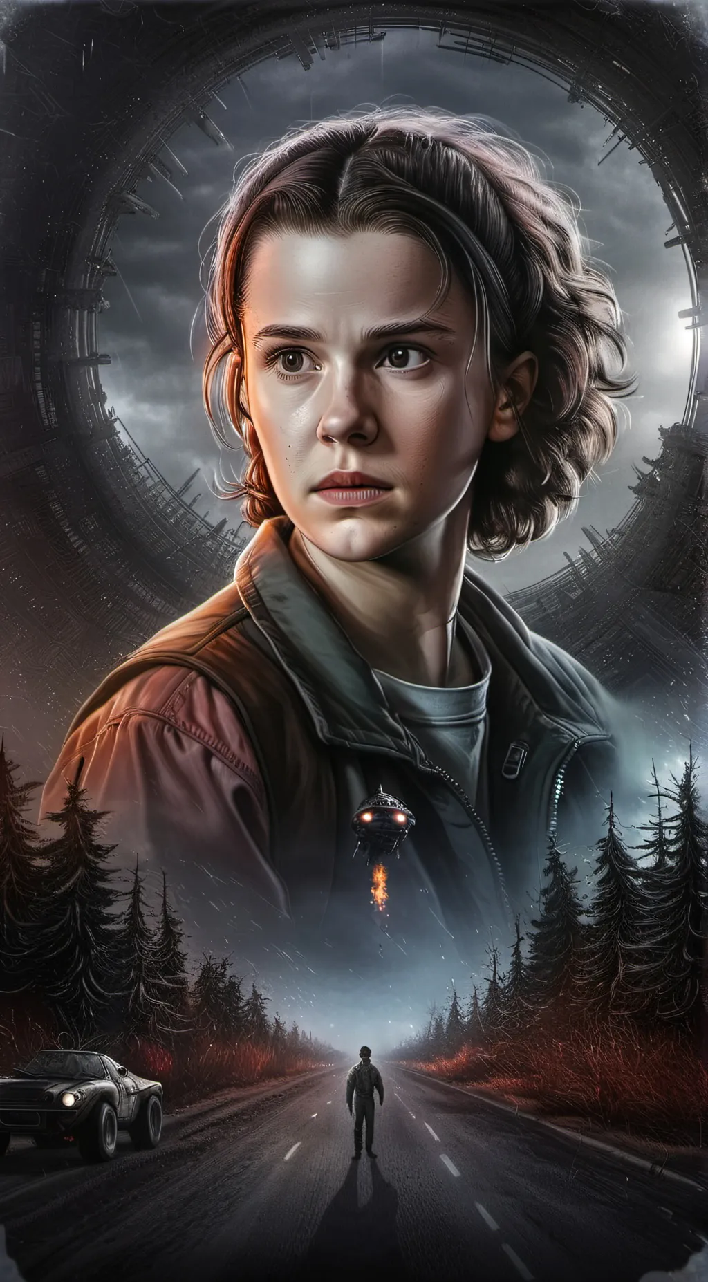 ai character: stranger things  background