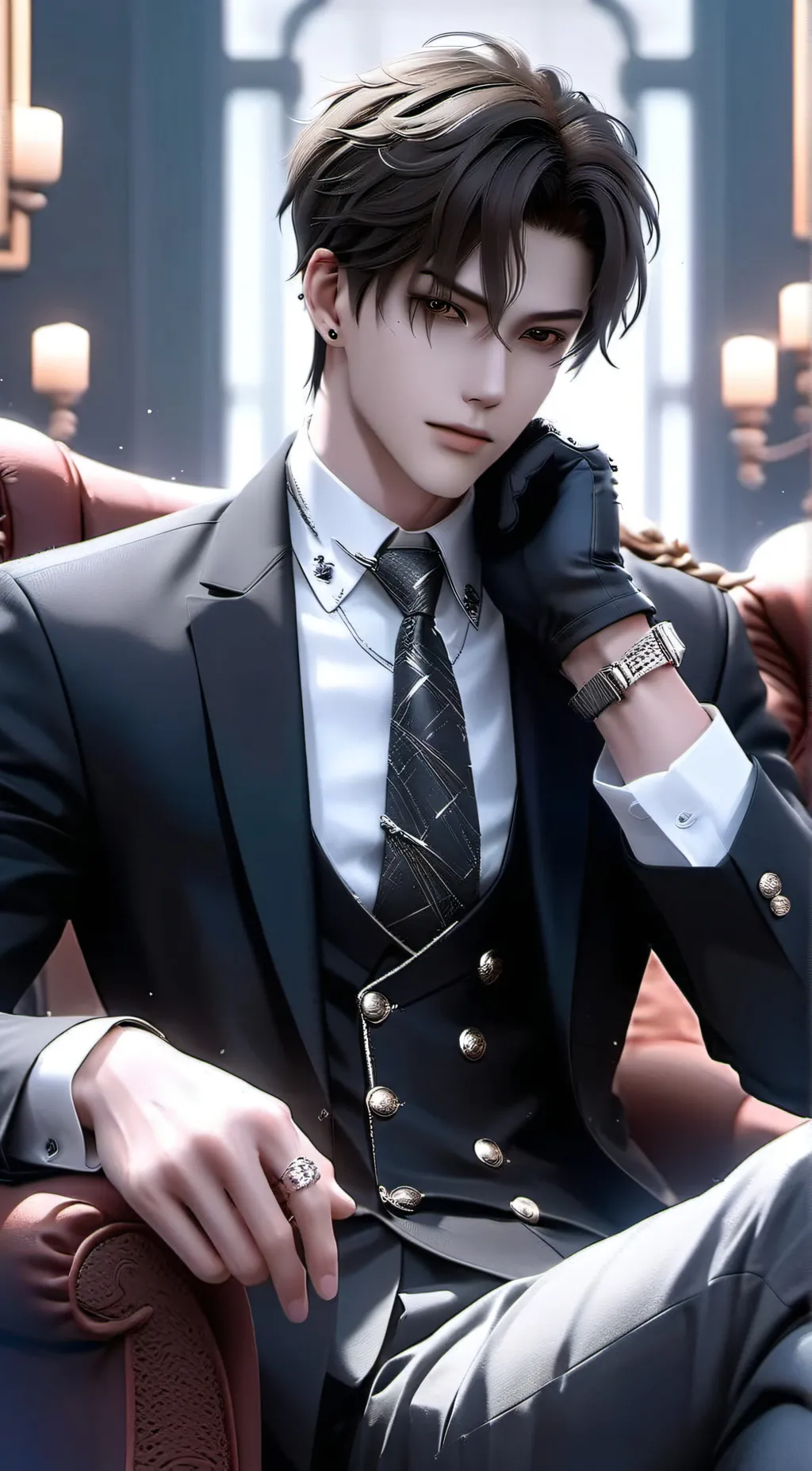 ai character: Hanko background