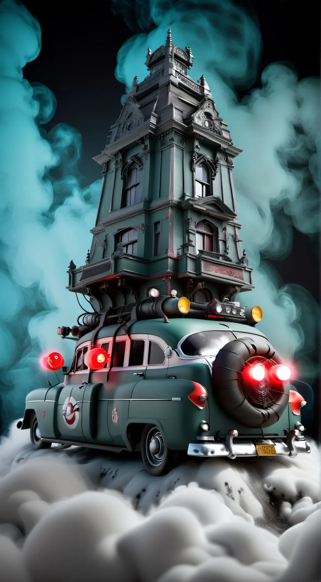 ai character: the Ghostbusters  background