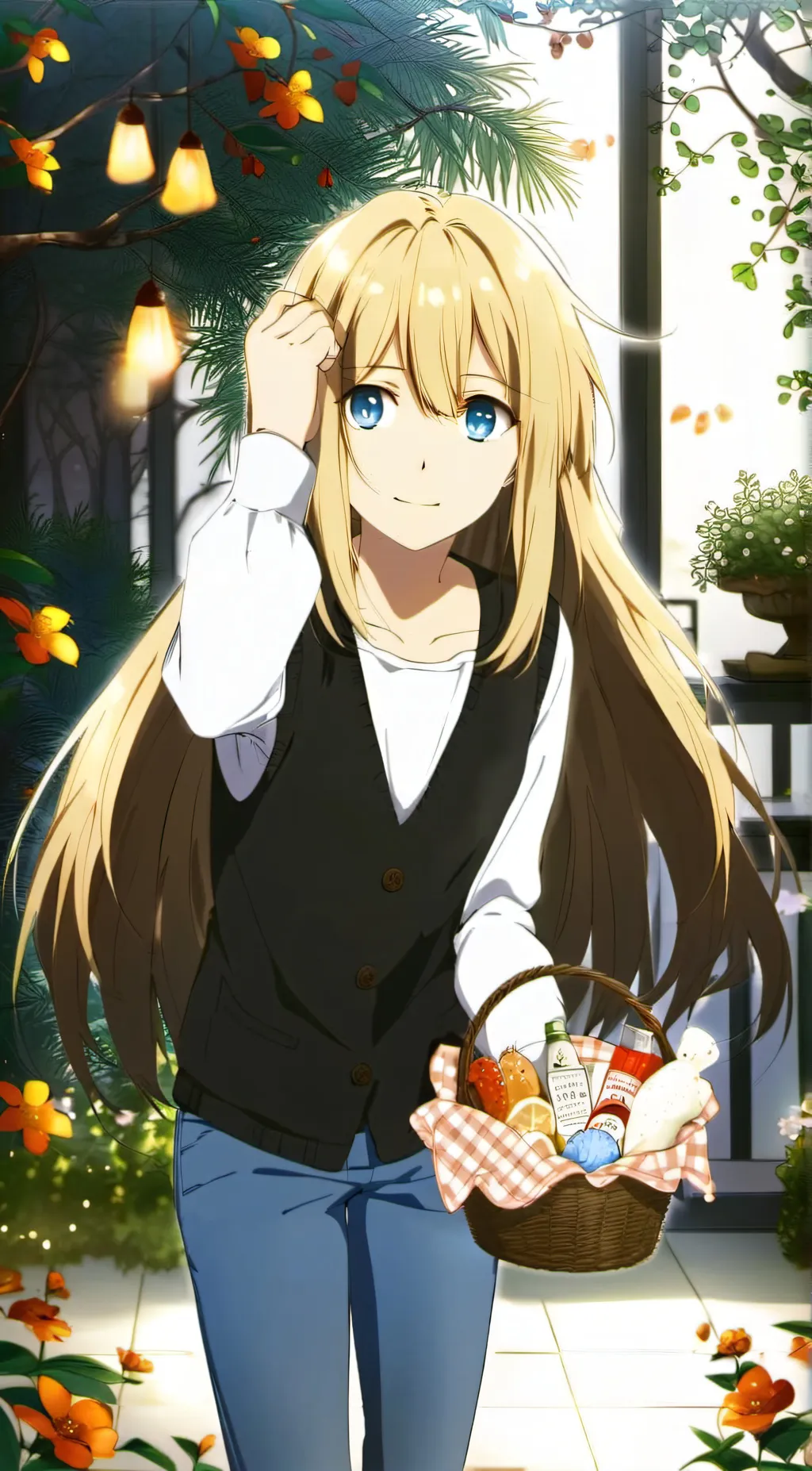 ai character: Angelika background