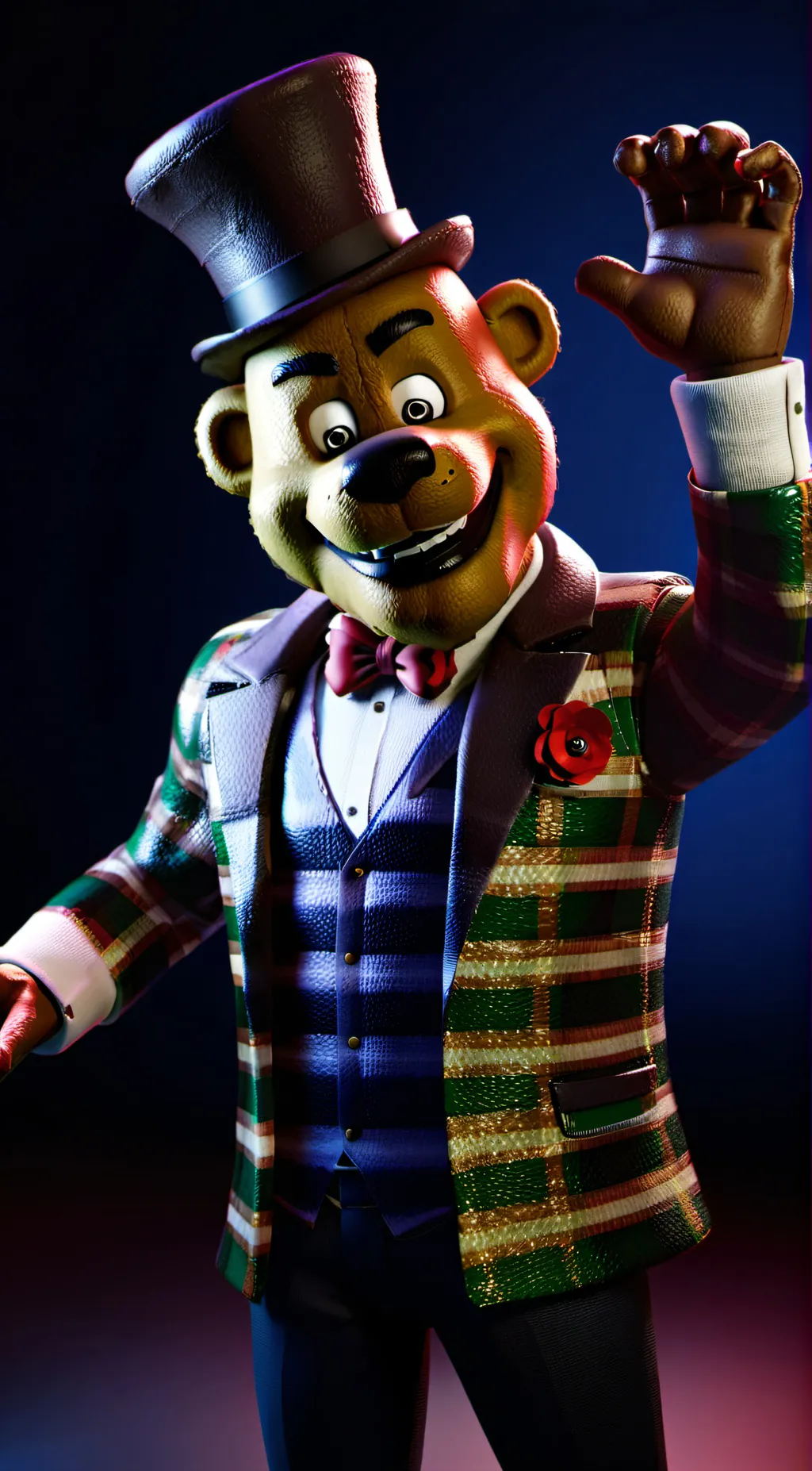 ai character: Fnaf 1 background