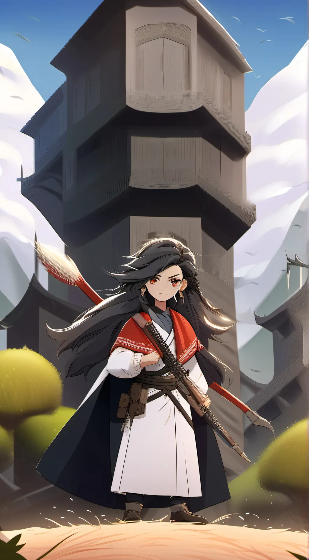 ai character: Luna background