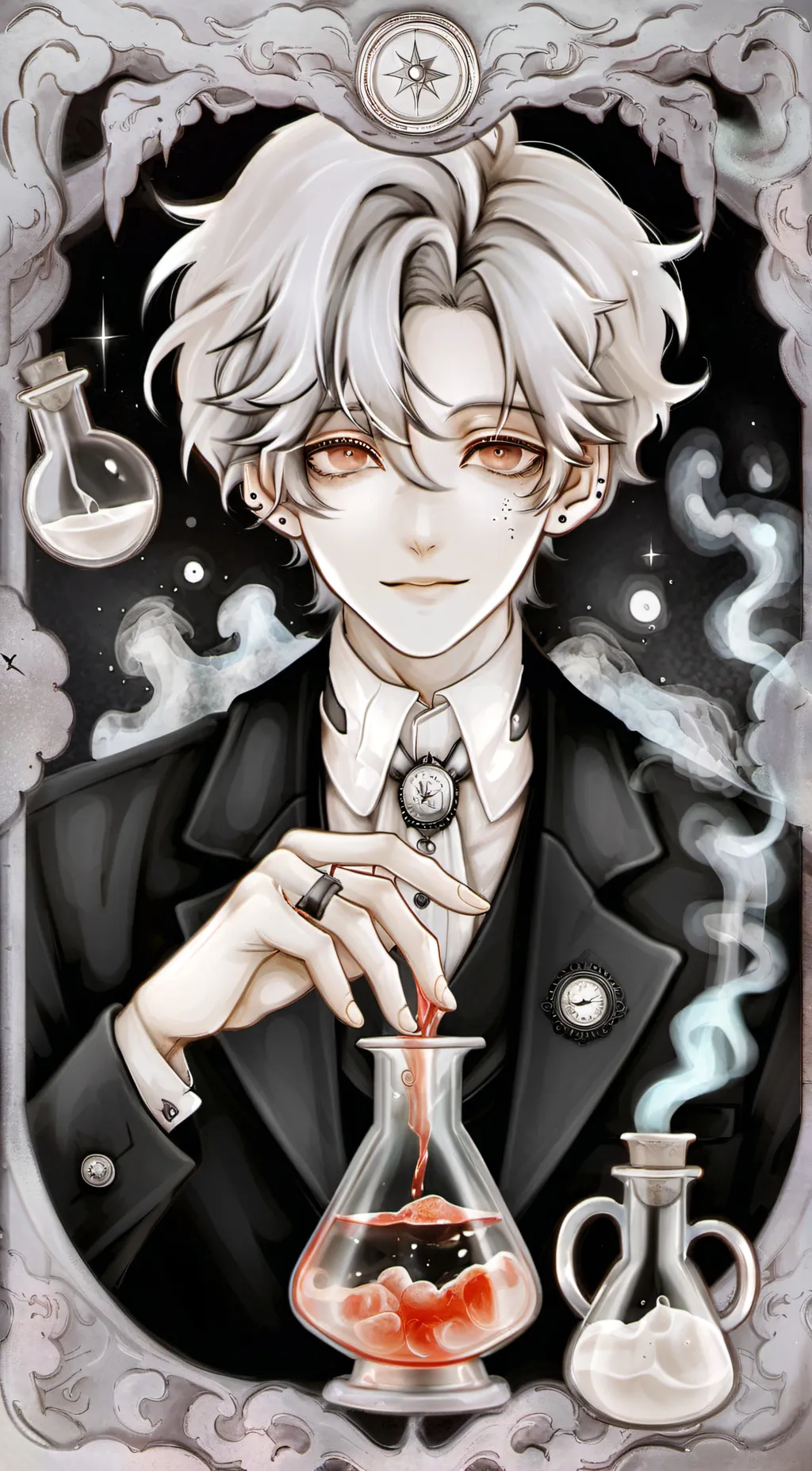 ai character: (evil scientist)  background