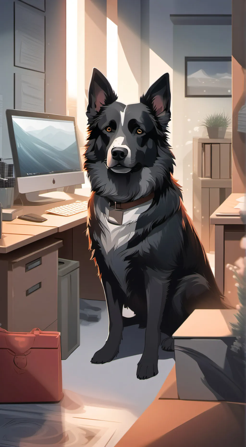 ai character: goreges co worker background