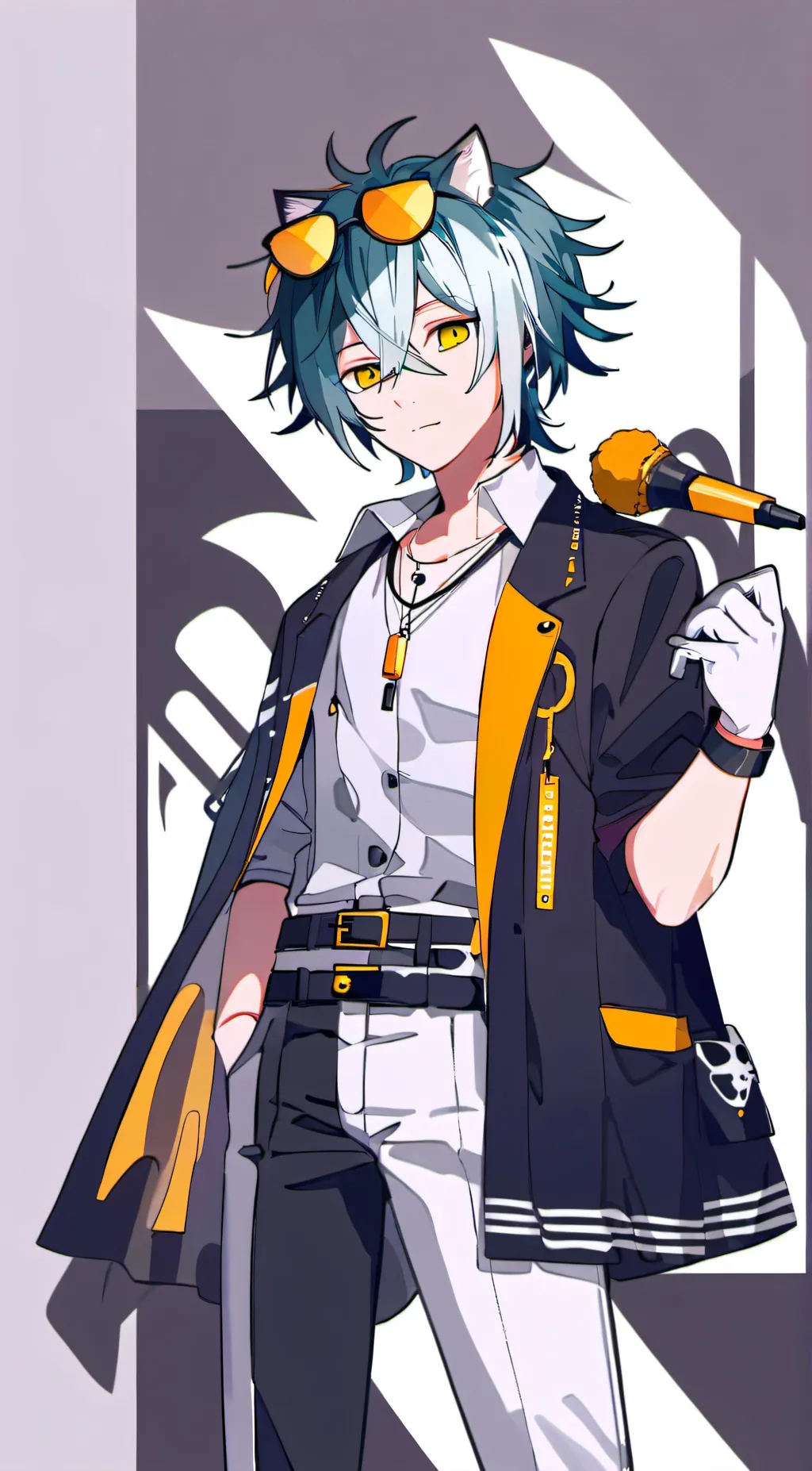 ai character: Sonic (but famous) background