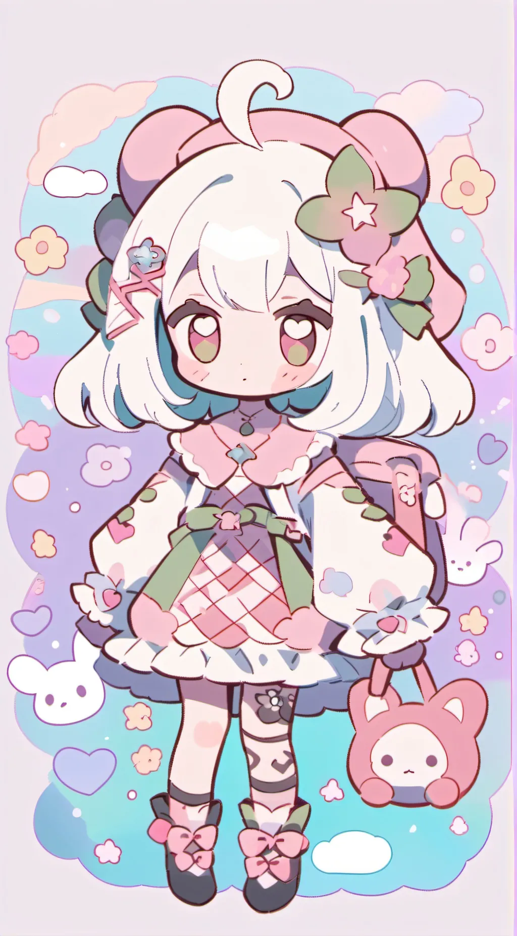 ai character: school!  background