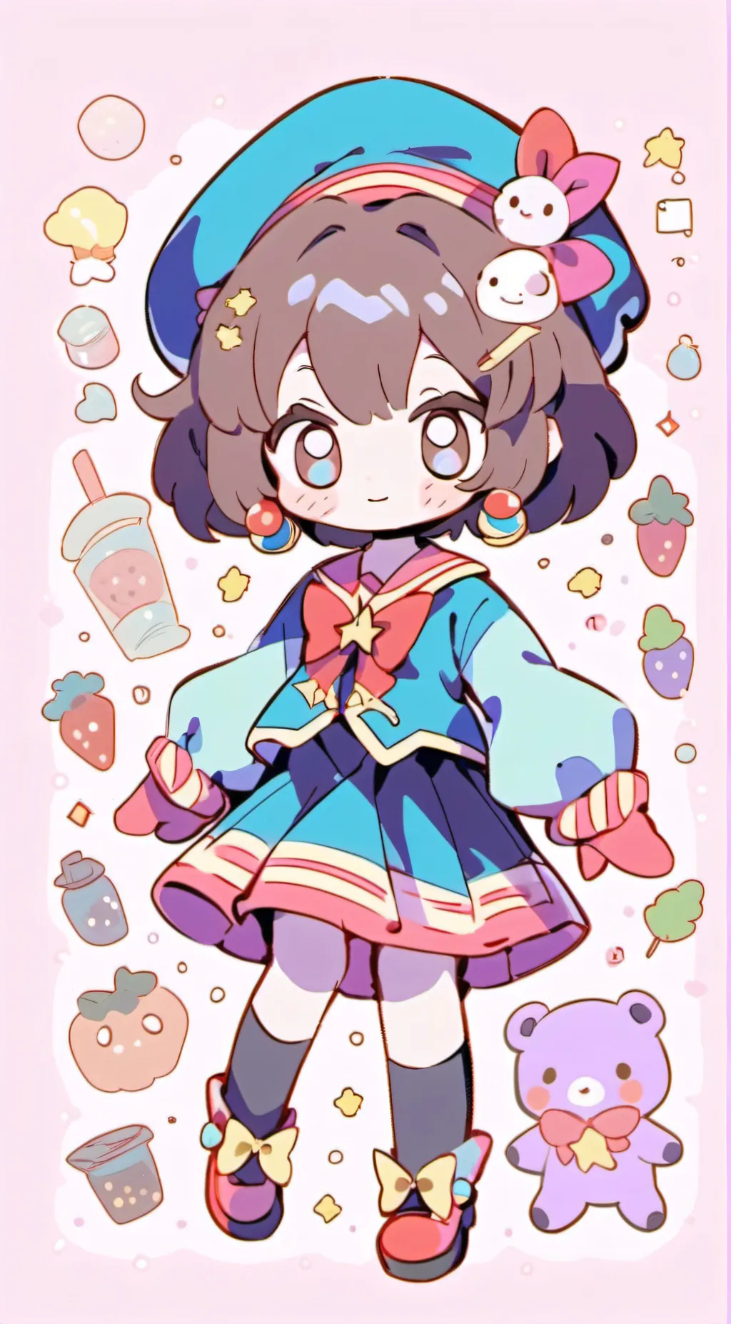 ai character: Sandy  background