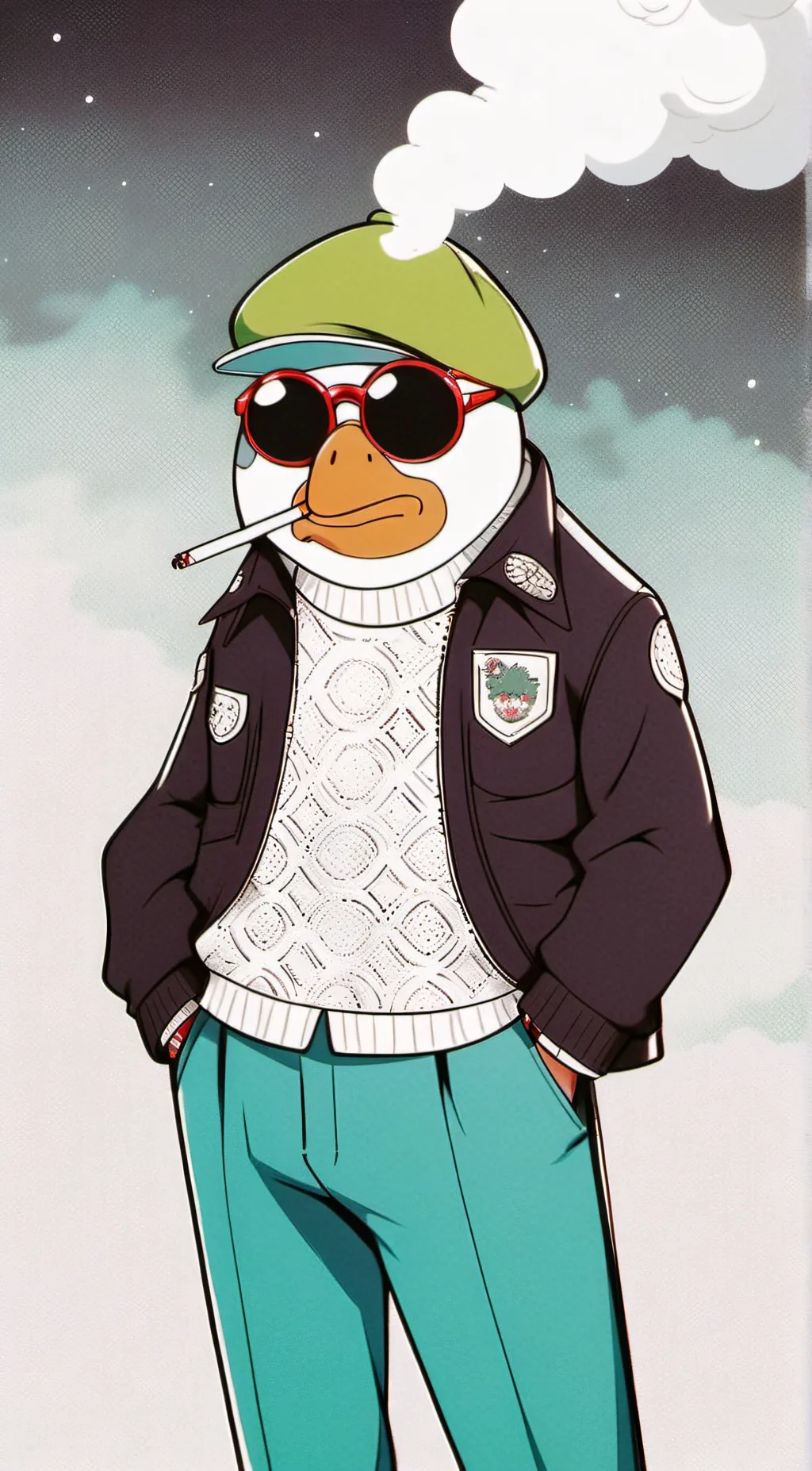 ai character: phyduck background