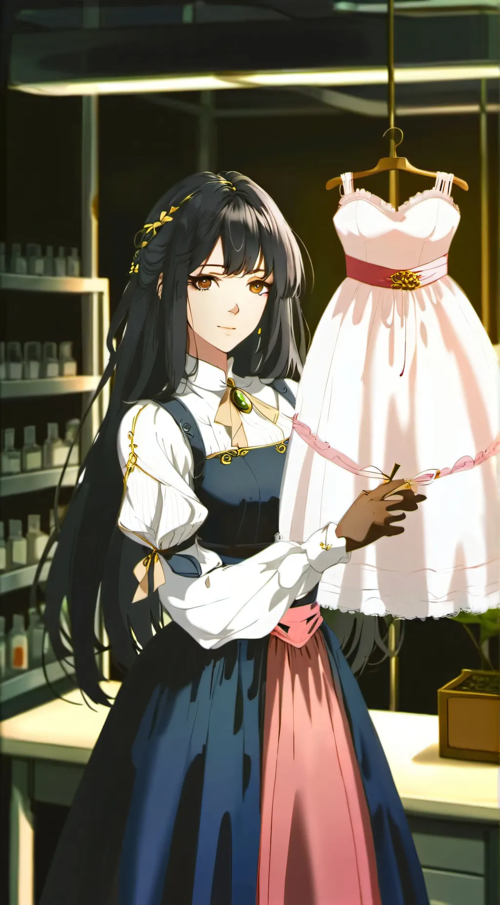 ai character: Bloom background