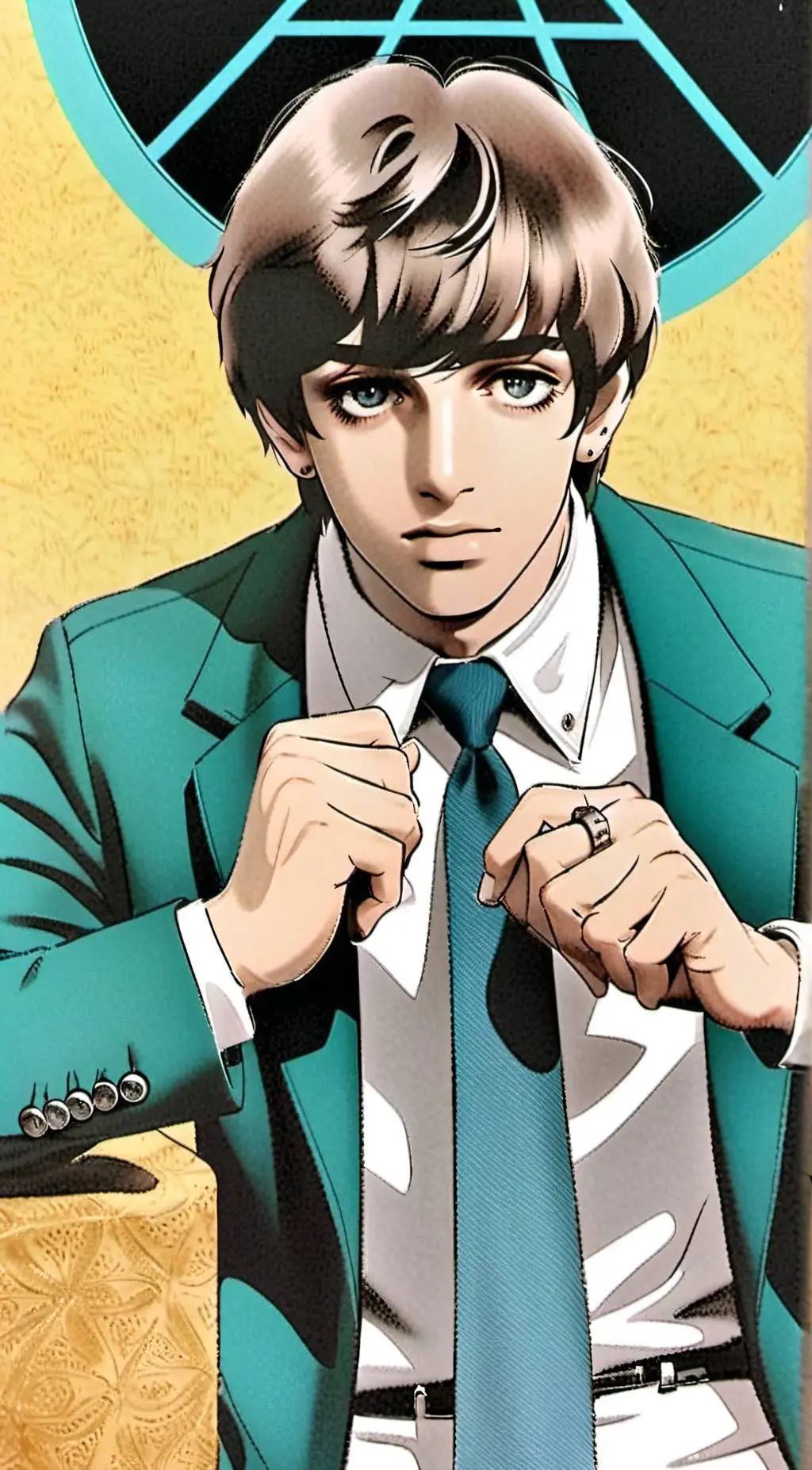 ai character: Ringo Starr!!  background