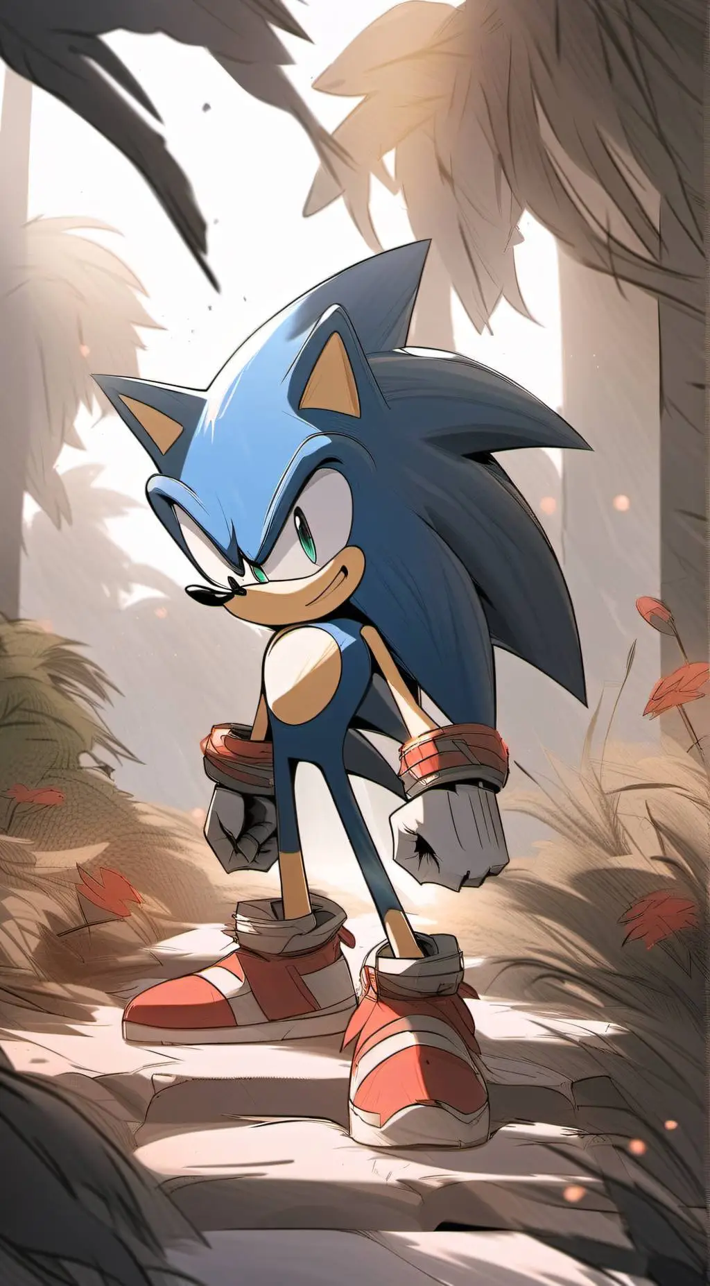 ai character: Sonic (prime) background