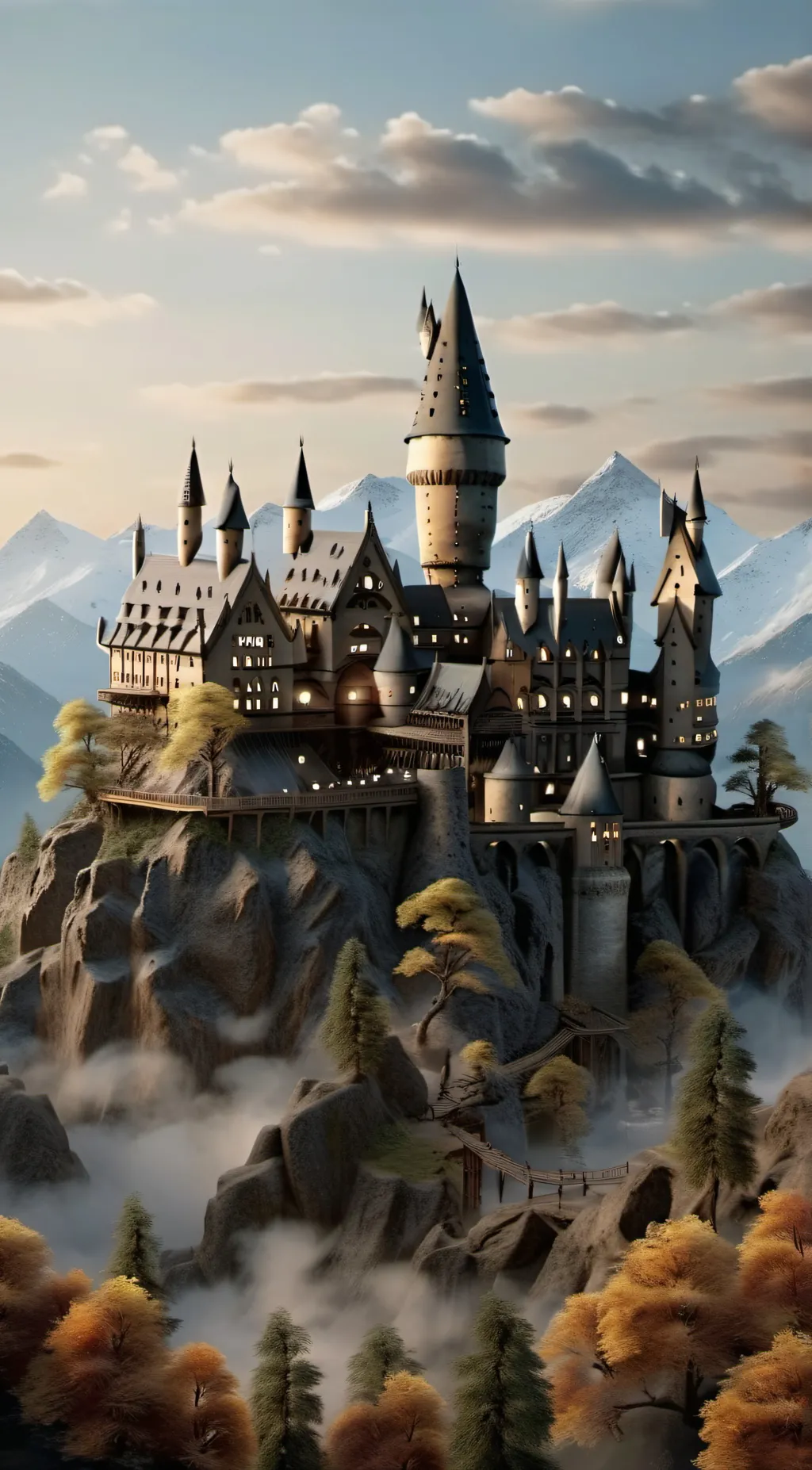 ai character: Hogwarts* background