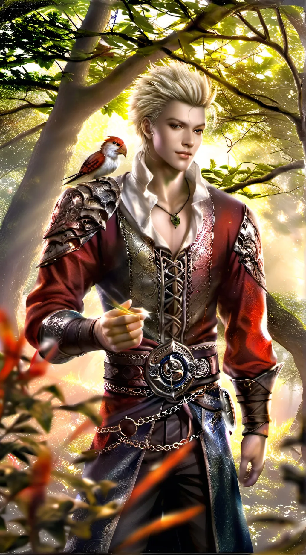 ai character: Lewis  background