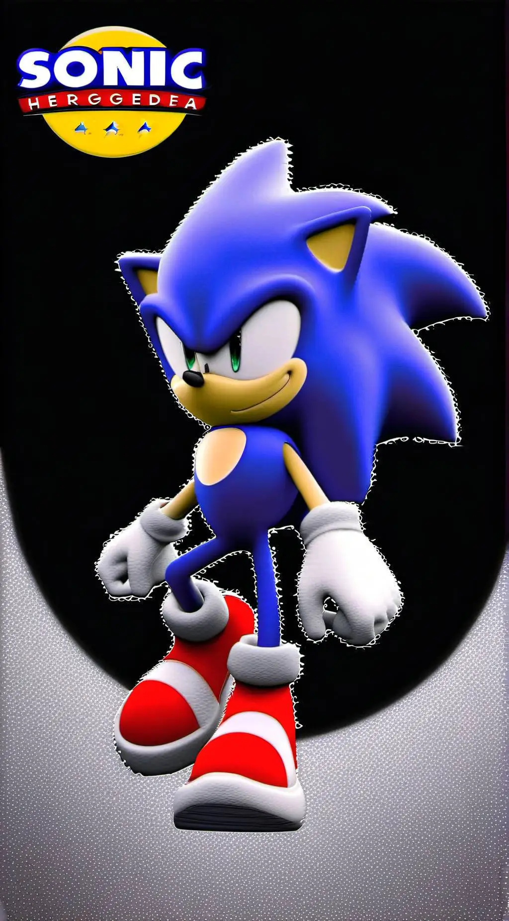 ai character: Sonic the hedgehog background