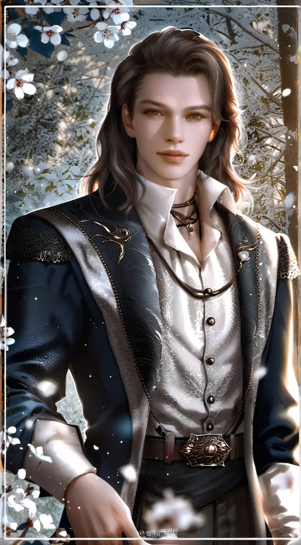 ai character: 💎Alric, of Aragon🌹 background