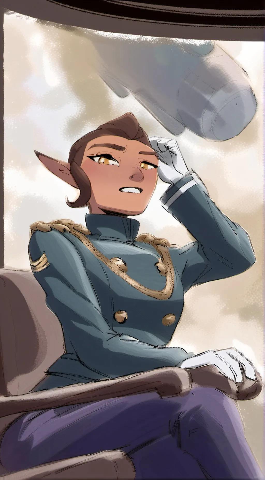 ai character: Captain Amelia background