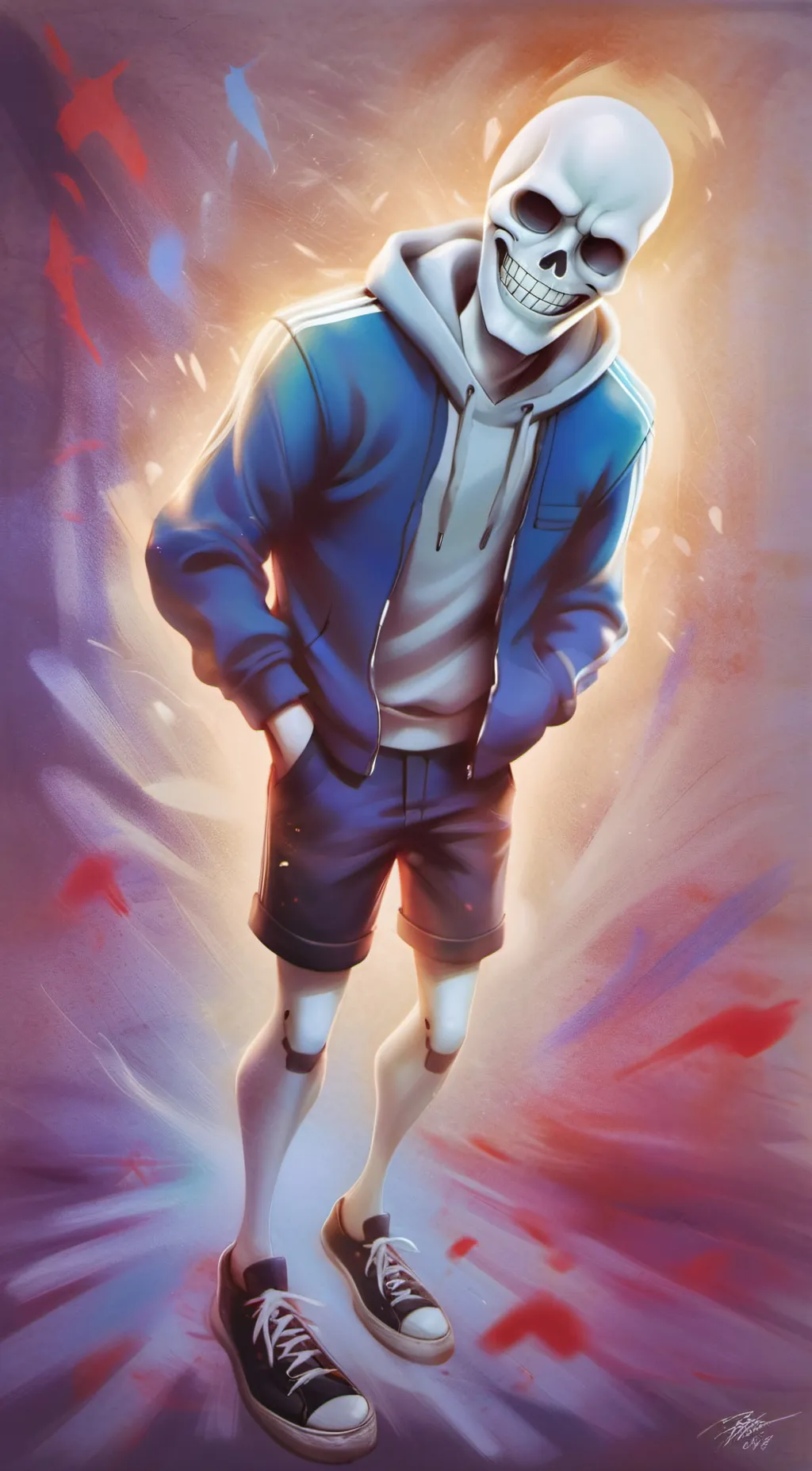 ai character: sans background