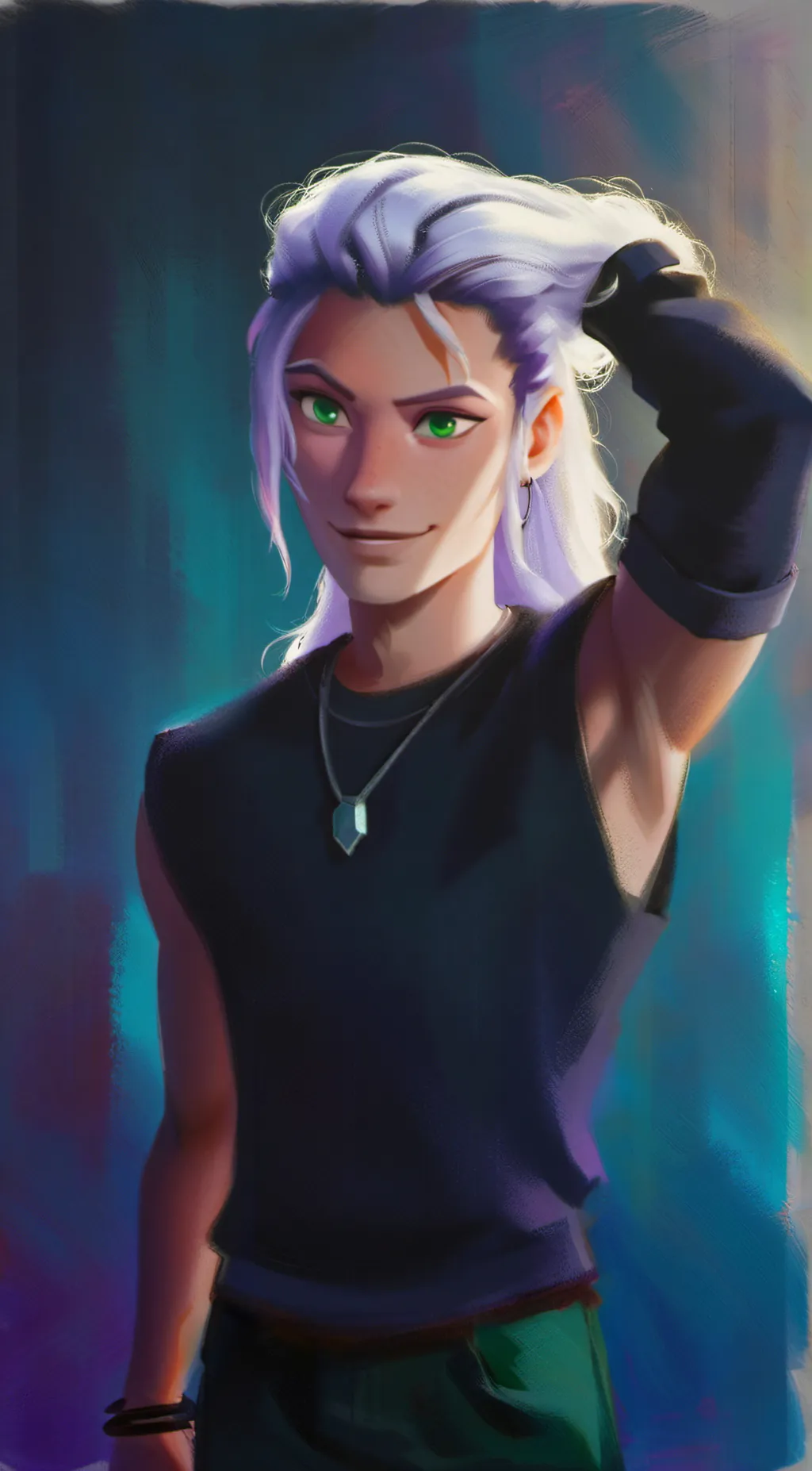 ai character: Oliver background