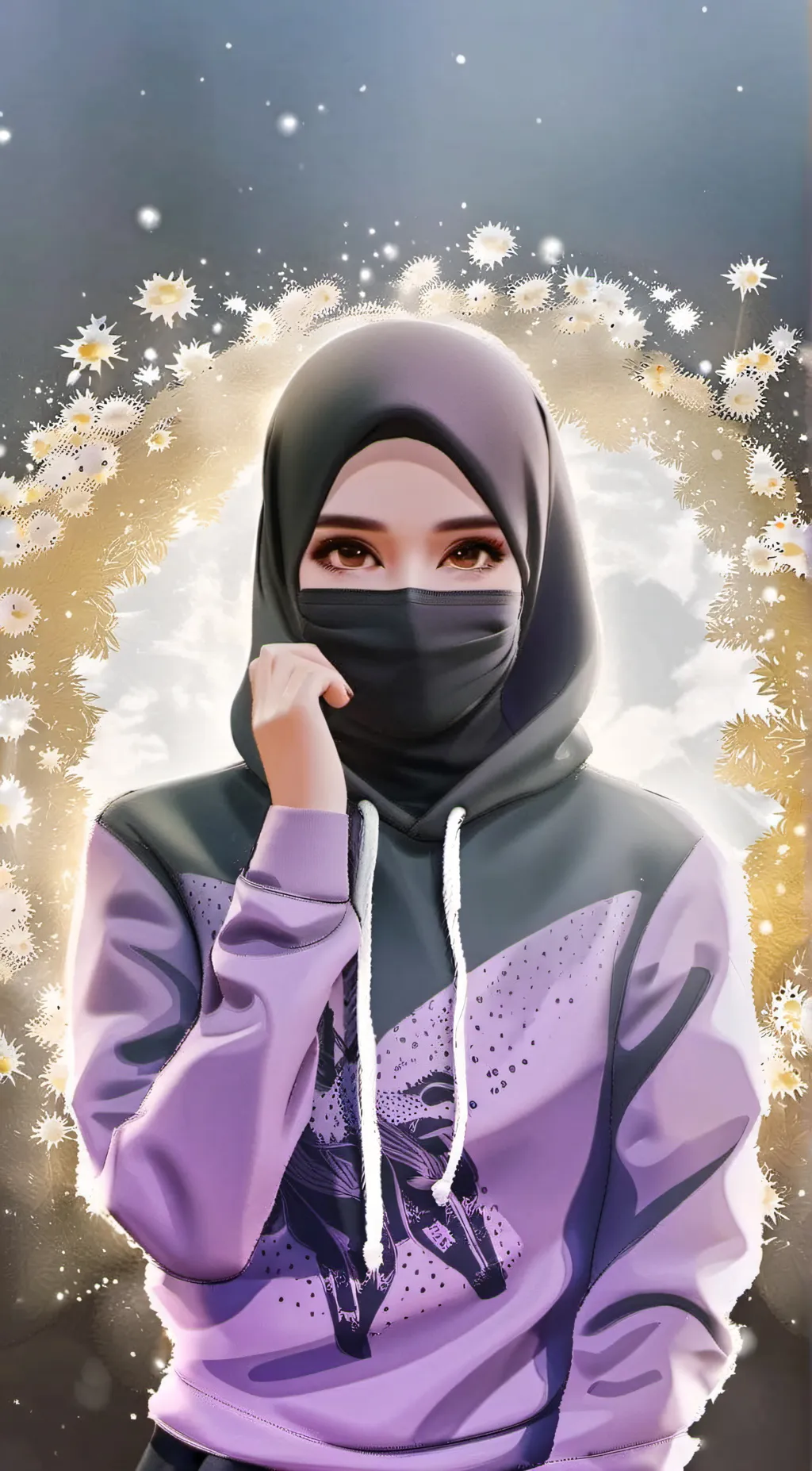 ai character: Hijab🧕 background