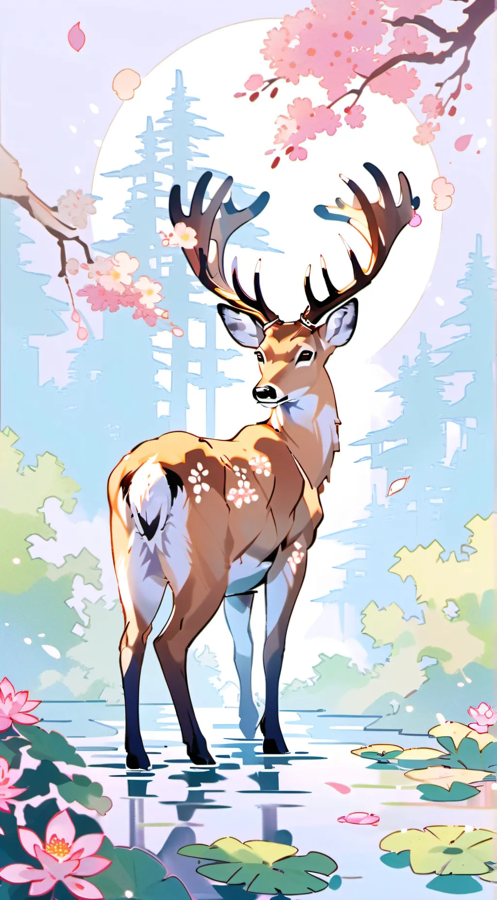 ai character: Dawn background