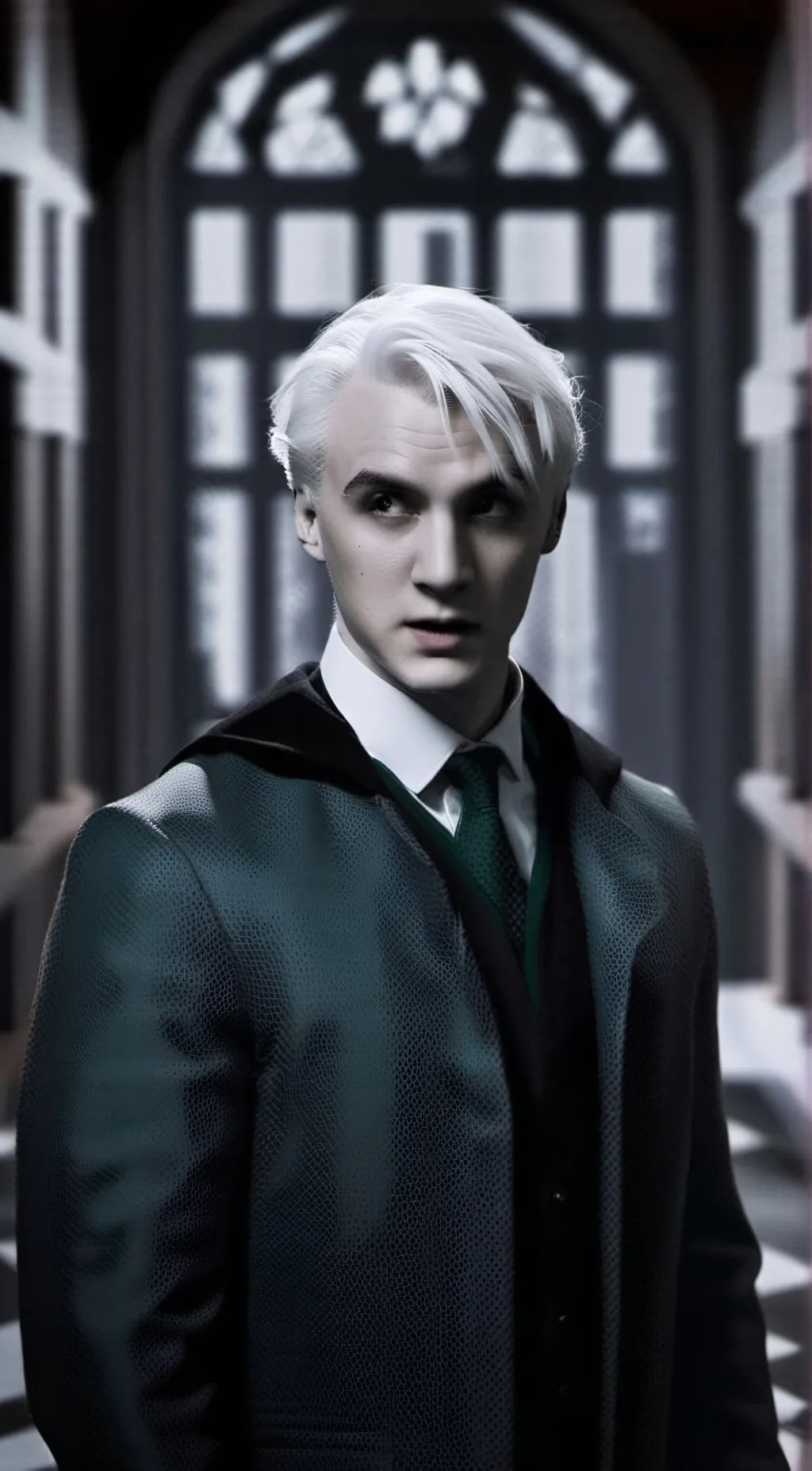 ai character: Draco Malfoy  background