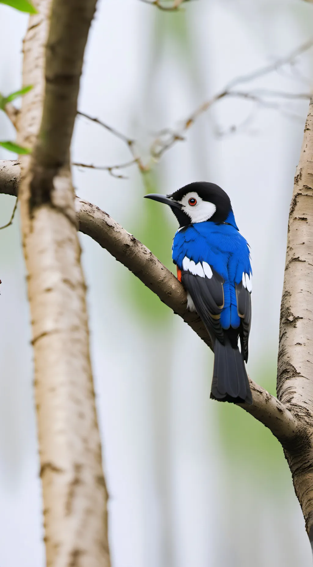 ai character: Bird Forest 🌳 background