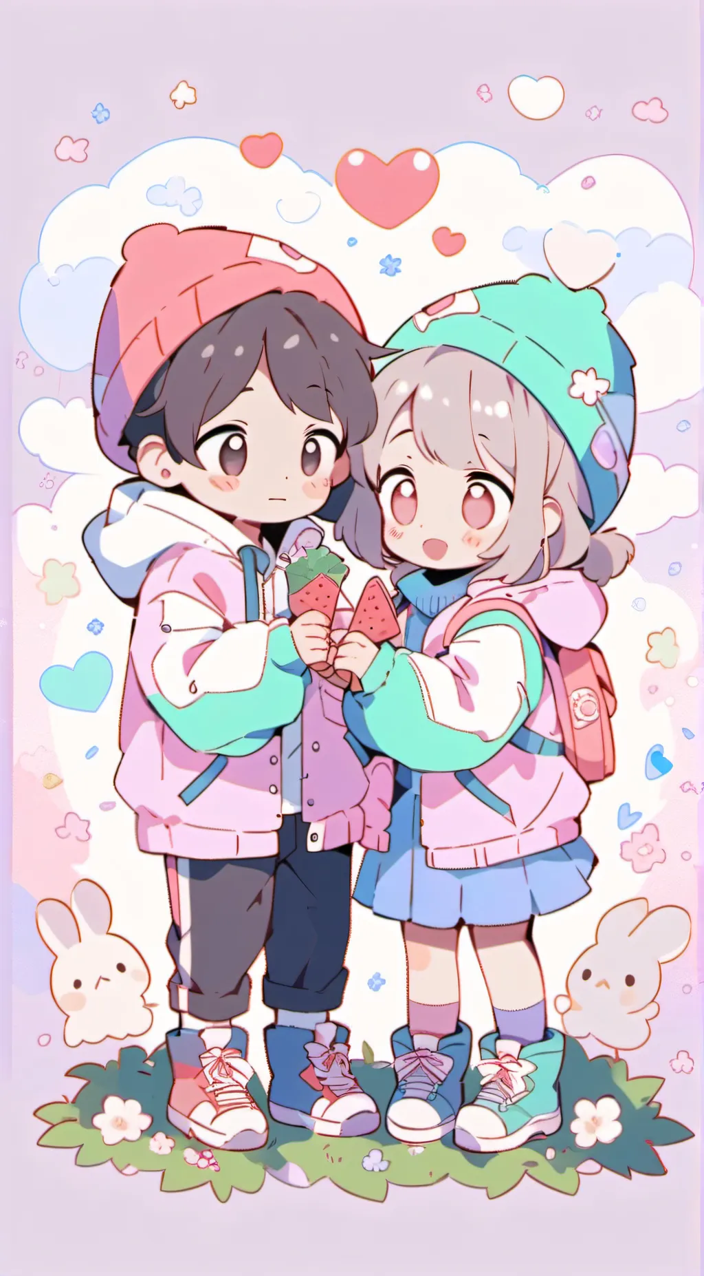 ai character: Ava and Aaron background