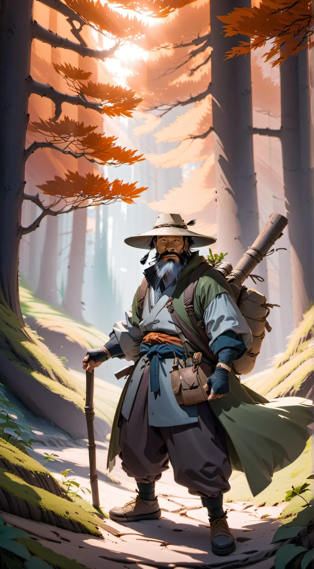 ai character: bro find you background