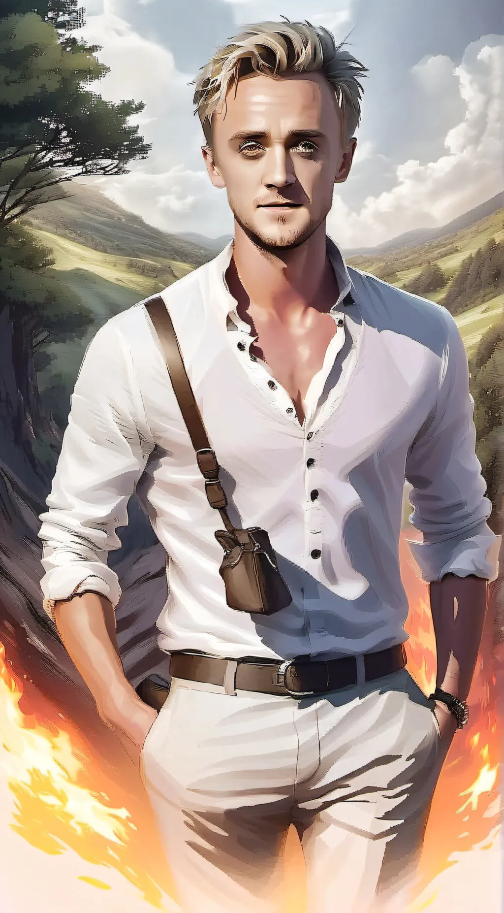 ai character: Tom Felton background