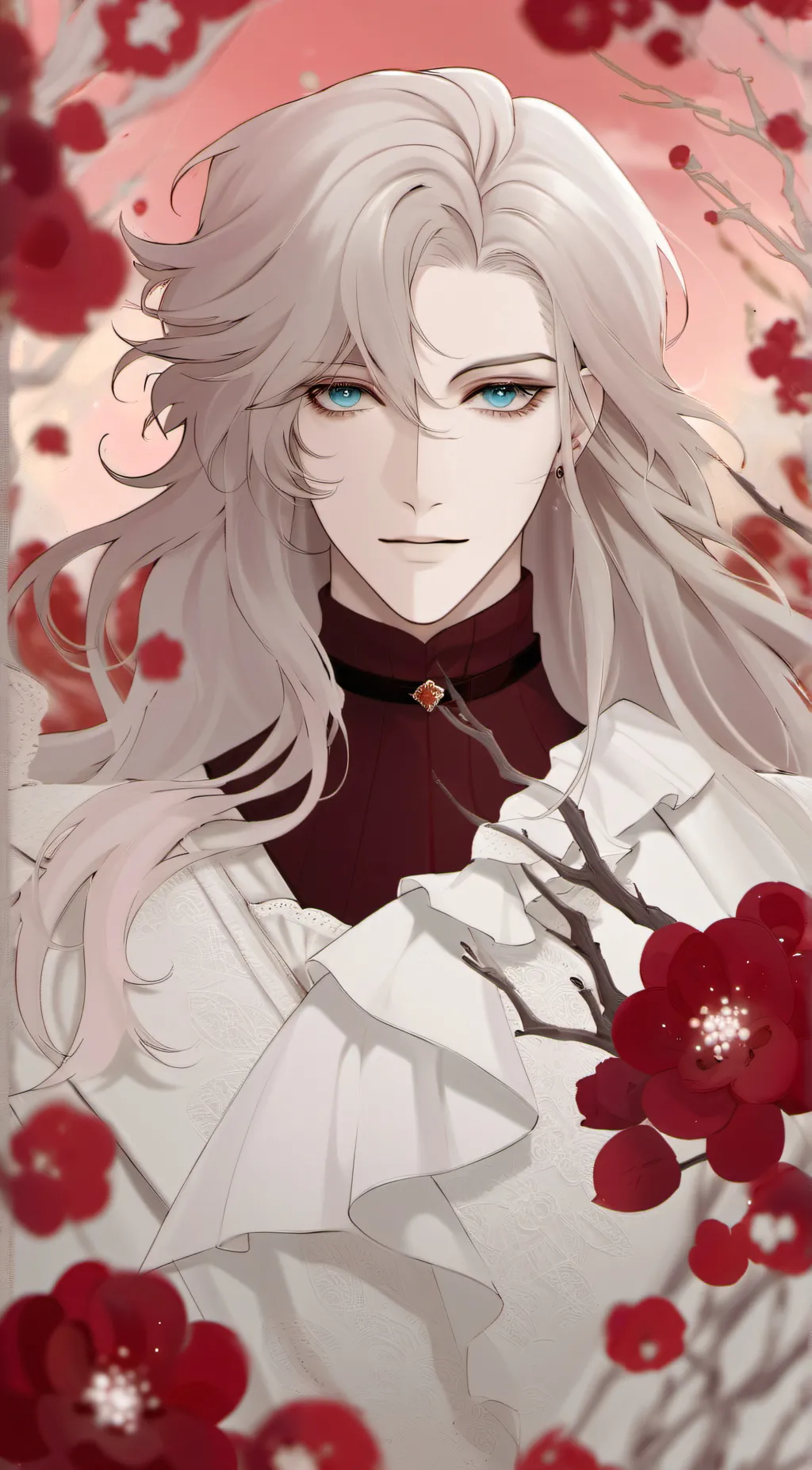 ai character: .・゜゜・ Xavier •`. background