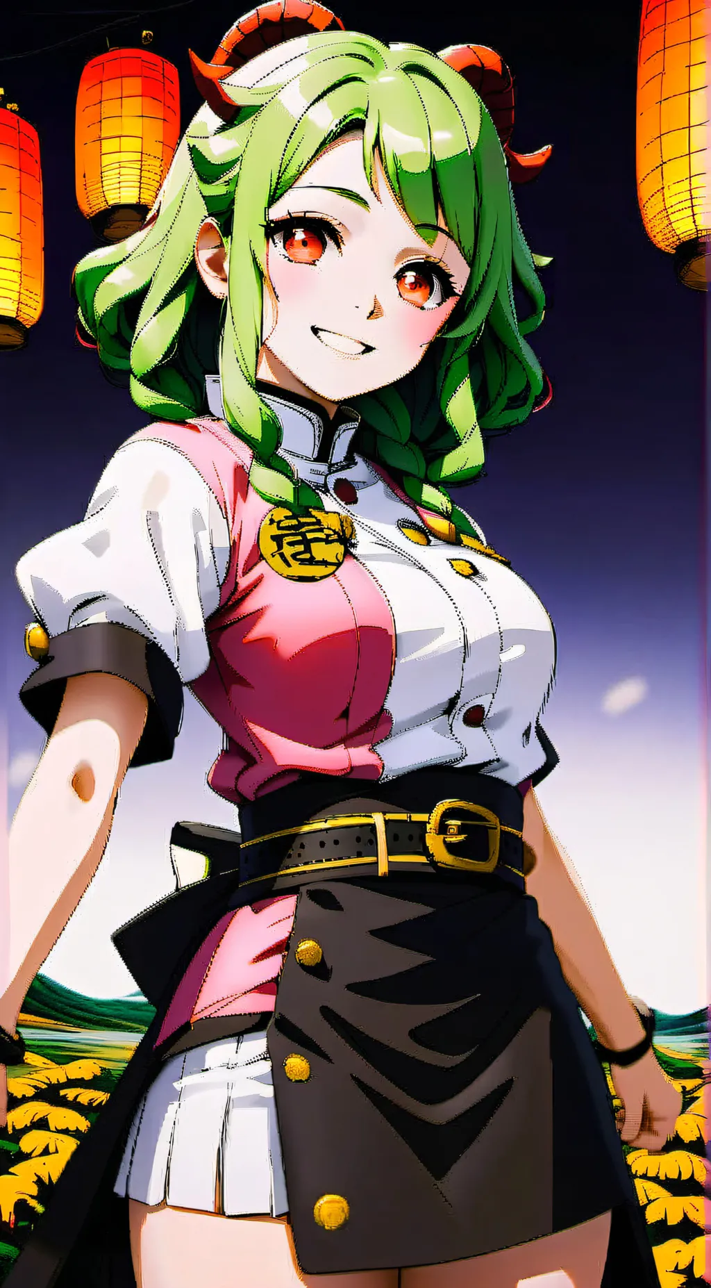 ai character: Mitsuri kanroji background