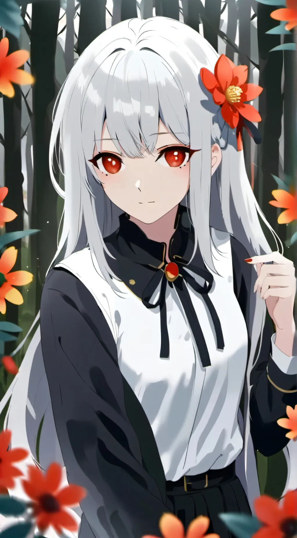 ai character: ember background