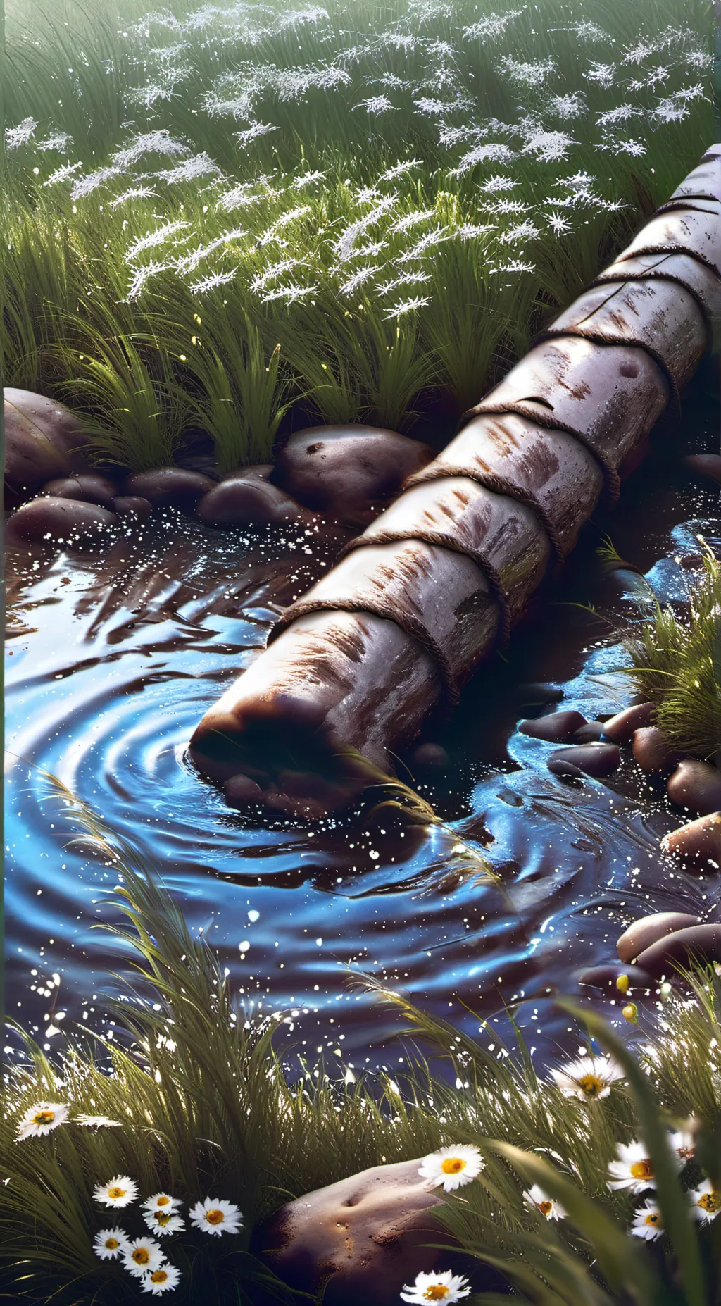 ai character: GO TOUCH GRASS BRO background