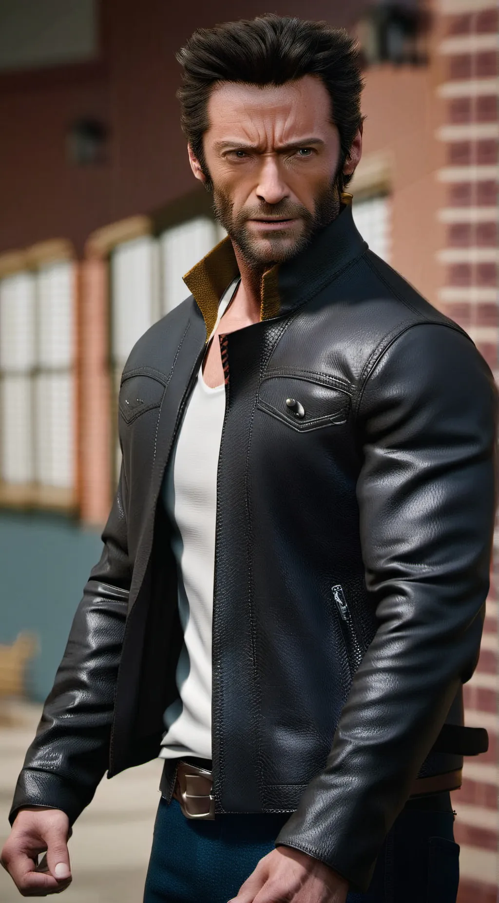ai character: Logan Howlett background