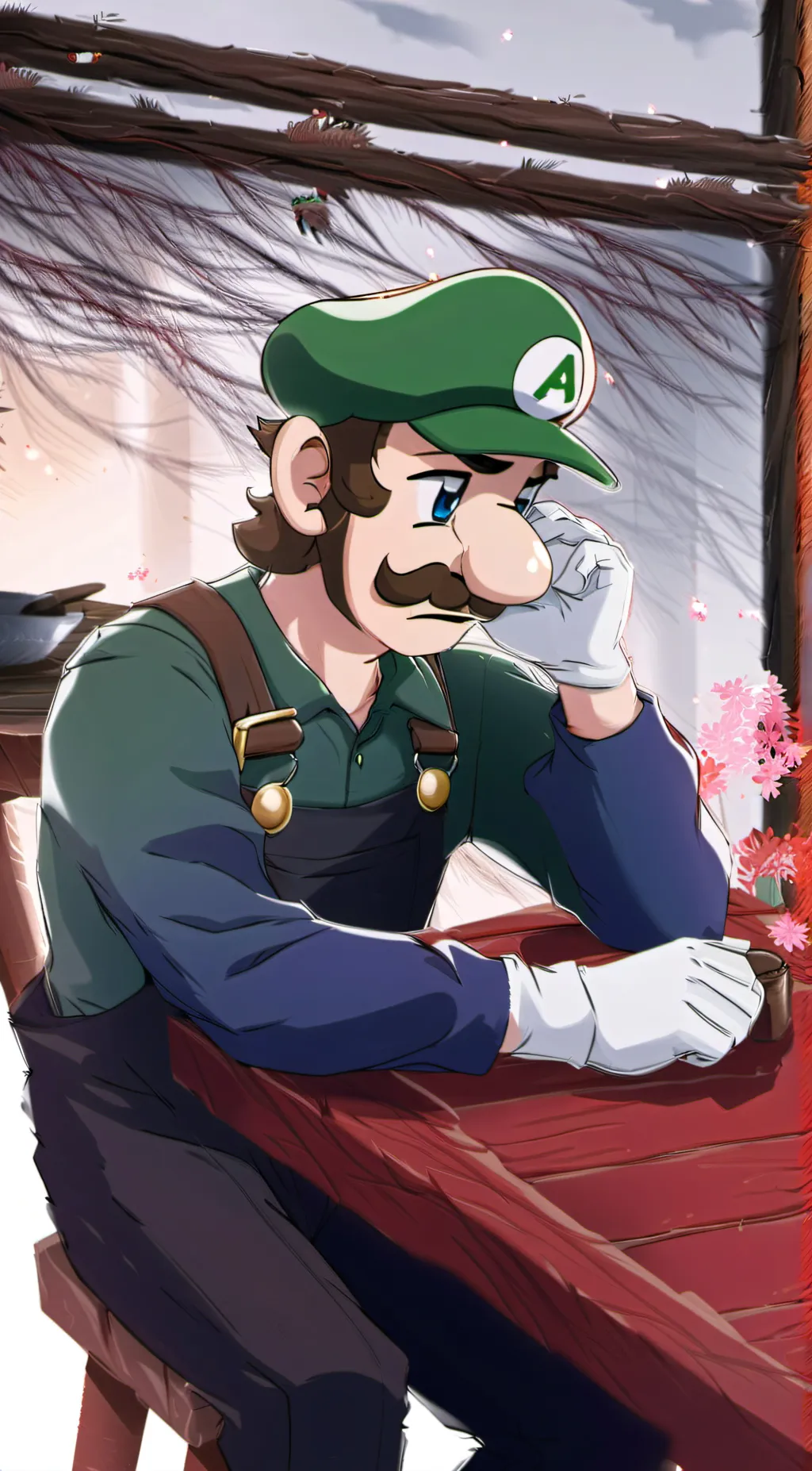 ai character: Luigi (beta) background