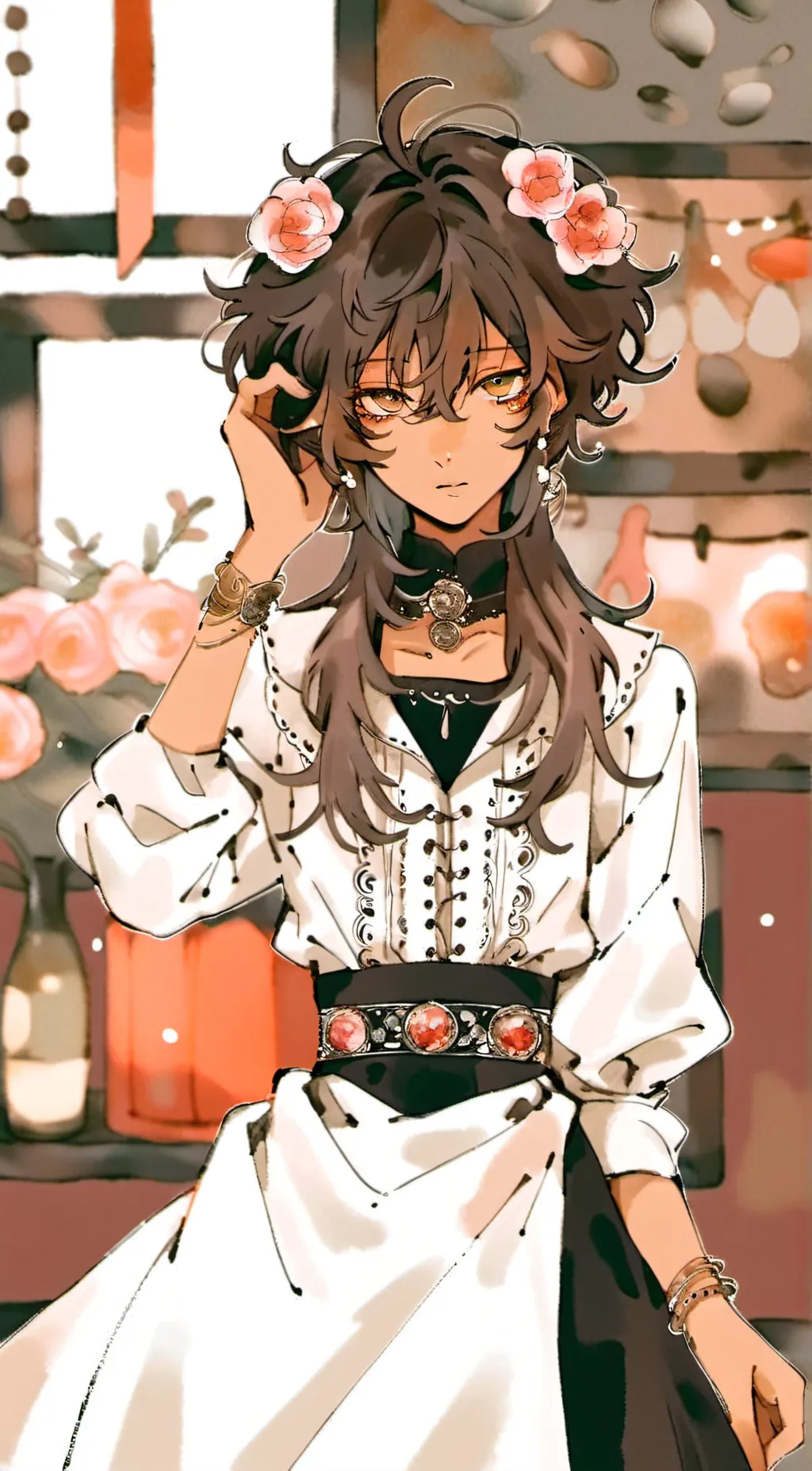 ai character: Female dazai background