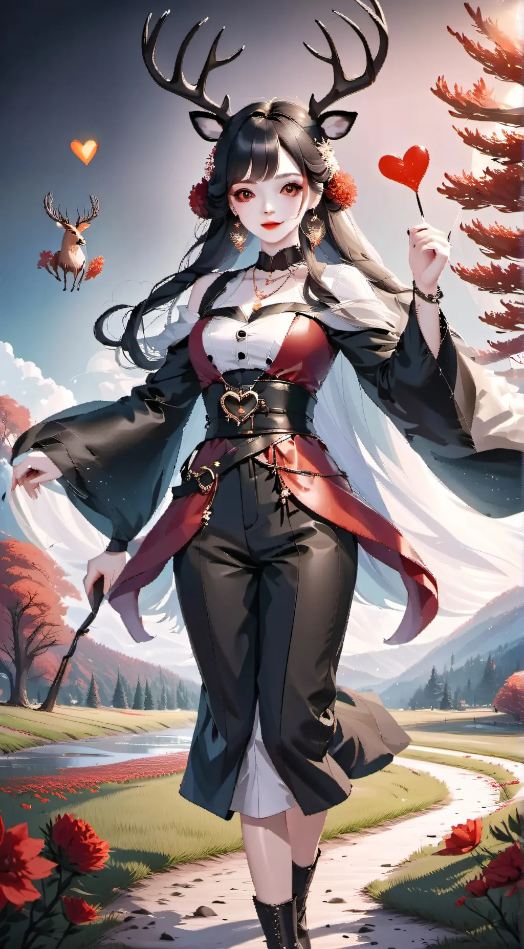 ai character: rose  background