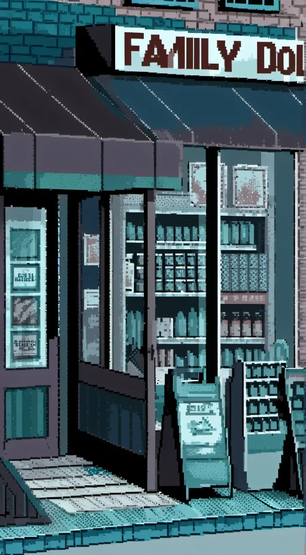 ai character: Family Dollar  background