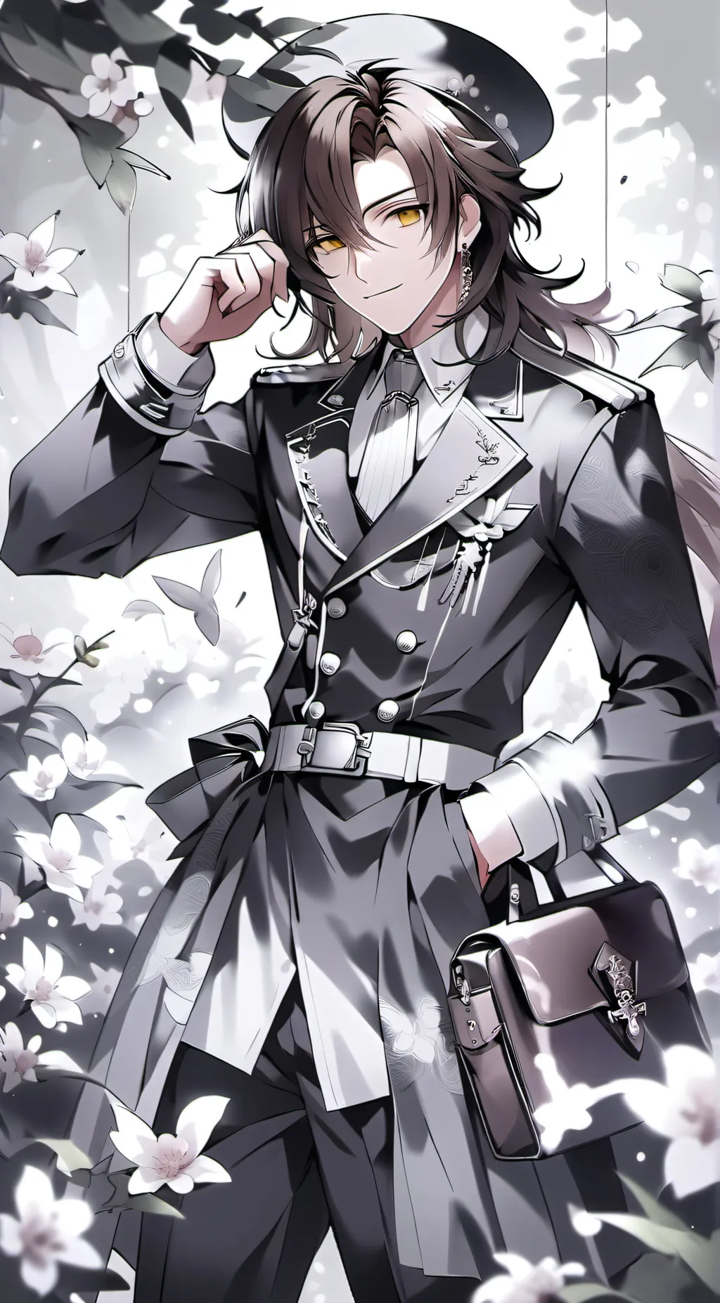 ai character: Military dude background