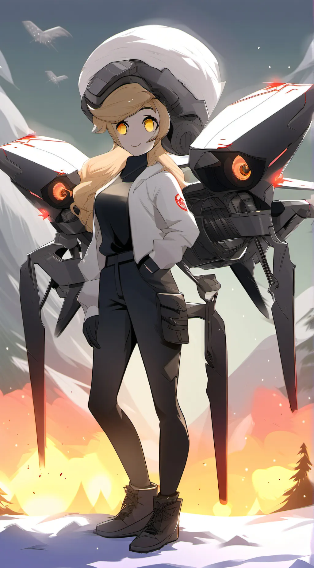 ai character: cyn background