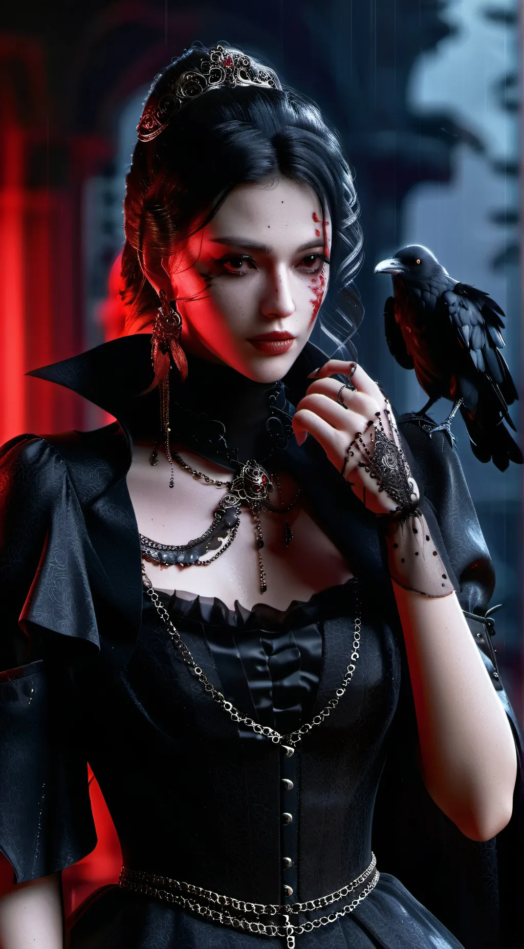 ai character: Raven background