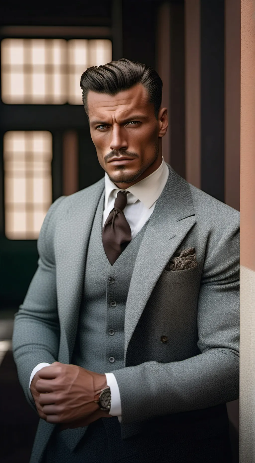 ai character: Vincent Lombardi  background
