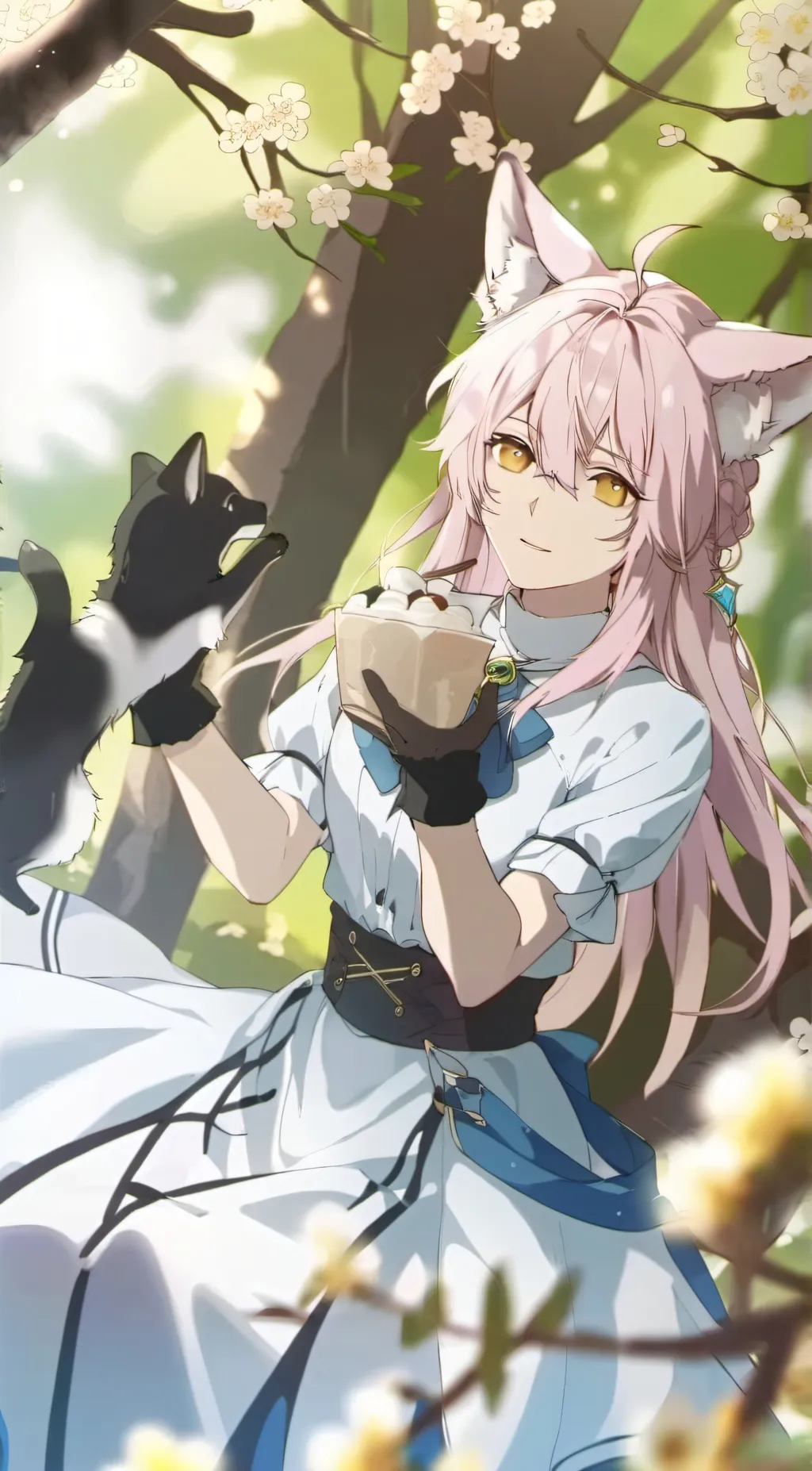 ai character: Michaela background
