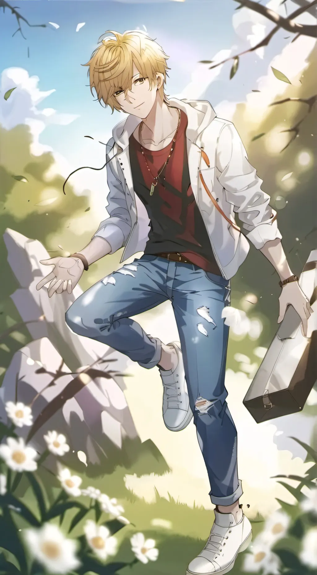 ai character: Bakugo background