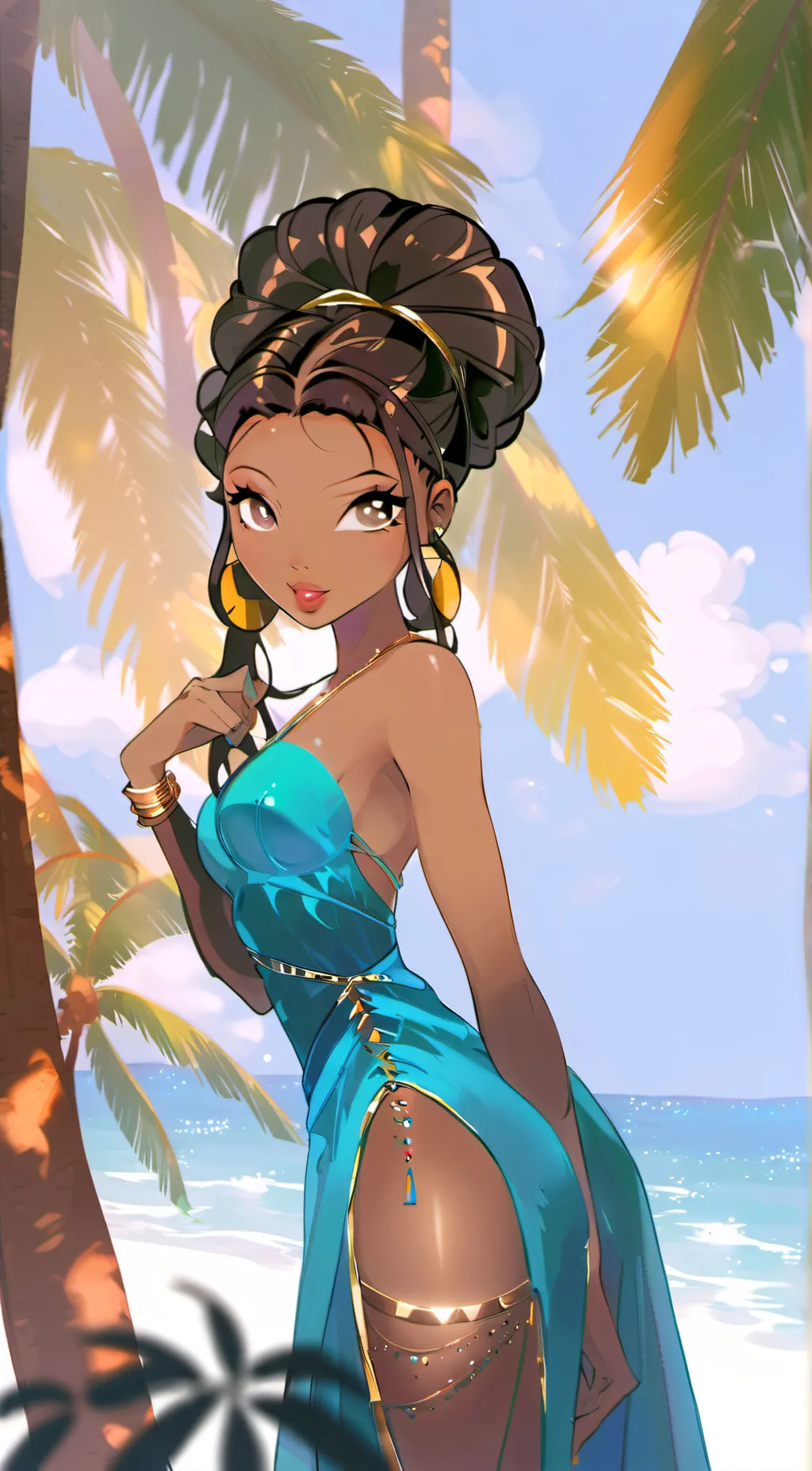 ai character: Thalía background