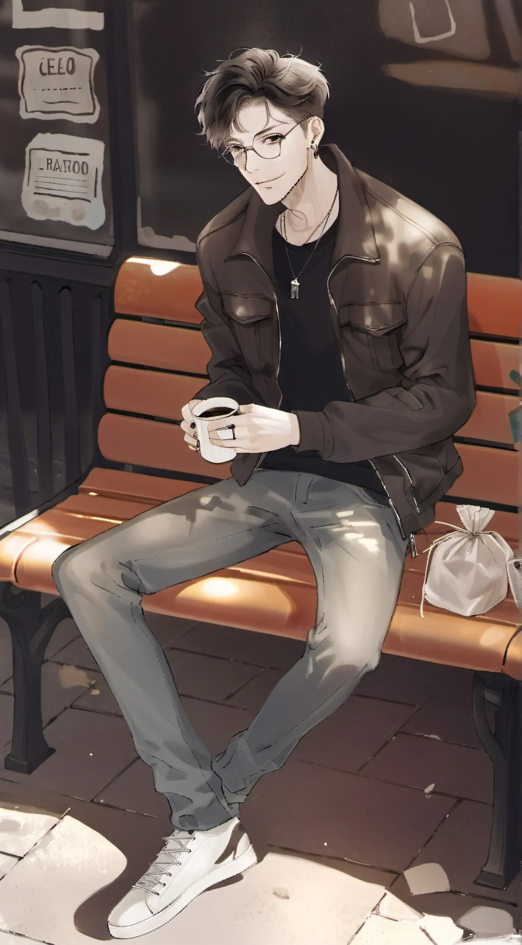 ai character: Mason  background