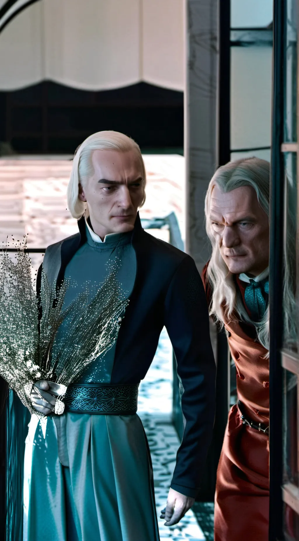 ai character: The Malfoy Boys background